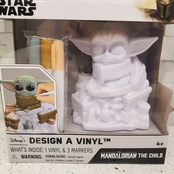 Star Wars Mandalorian The Child Baby Yoda Design a Vinyl Arts and Crafts - Picture 2 of 6